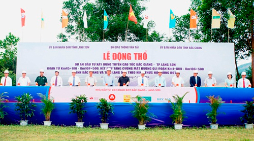 Động thổ xây dựng cao tốc Bắc Giang - Lạng Sơn